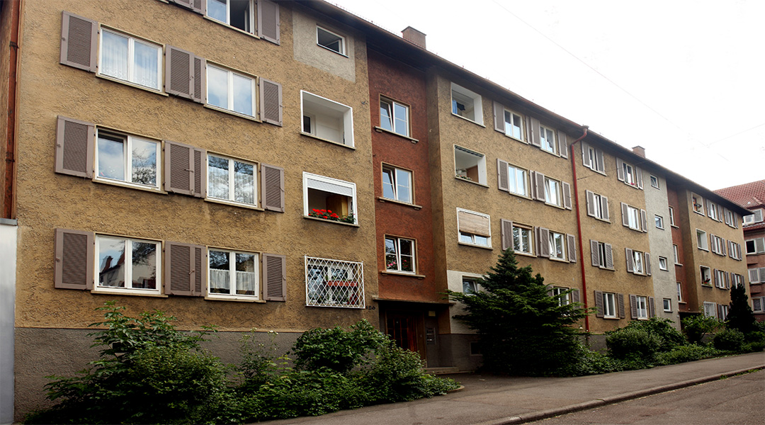 Die Nachkriegsgebäude Rotenbergstraße 124+126 wurden generalsaniert ...